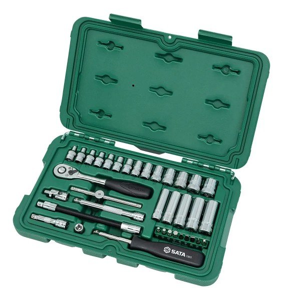 JUEGO BOCALLAVES MM Enc. 1/4" 52 Pzas