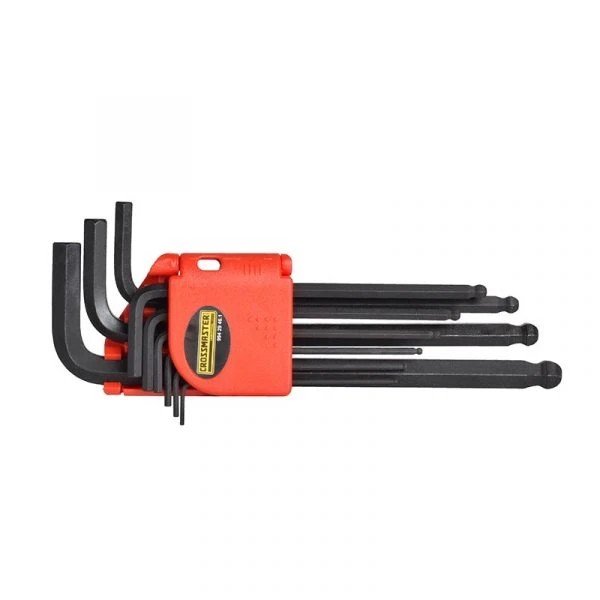 JUEGO 9 LLAVES HEXAG 1.5 A 10mm LARG