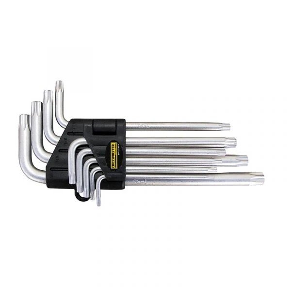 JUEGO 9 LLAVES TORX T-10 a T-50