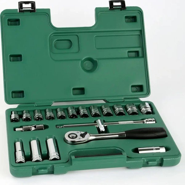 JUEGO BOCALLAVES MM Enc. 1/4" 52 Pzas